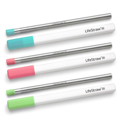 Image of LifeStraw Sip - Reusable Stainless Steel Water Filter Drinking Straw
