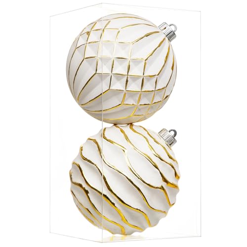 Boules de Noël de 150 mm pour une décoration de salon chaleureuse et chic - 2