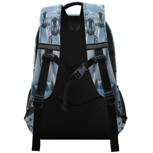 ALAZA Penguin Winter Backpack for Boys Girls Students Elementary School Bag Kids Bookbag Travel Daypack2