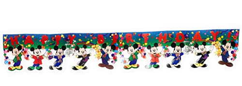 Preisvergleich Produktbild Mickey Mouse Happy Birthday Banner