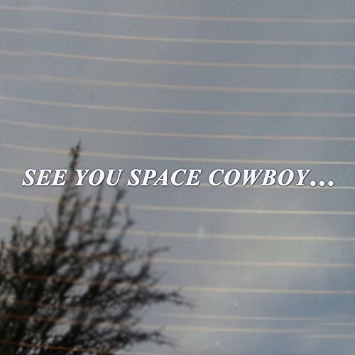 Cosplay & Fan Gear See You Space Cowboy. Anime Vinyl Decal (White)