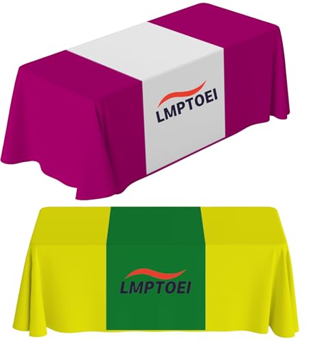 Custom Table Runner, Personalized Banner Tablecloth Customized Business Logo and Text for Vendors Events, Trade Show, Birthday, Party, Holiday Decorate (13\"x72\") - Thumbnail 4