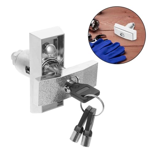 OUNONA 1Set Zinc Alloy T-Type Lock for Water Vending Machines Security for Arcade and Car Wash Equipment Easy Installation with Key and Reliable