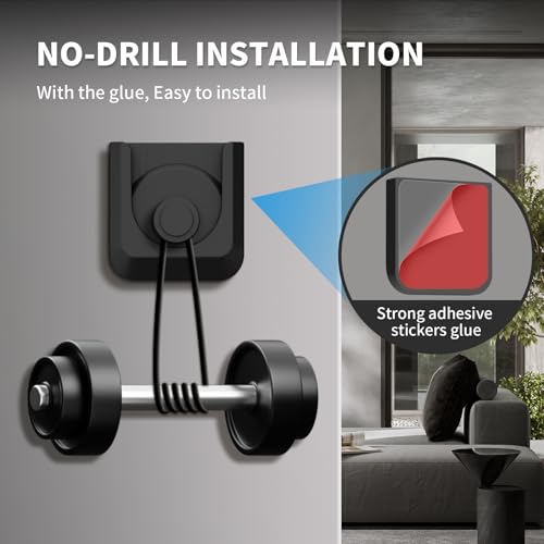 Image of Blink Camera No Drill Wall Mount Bracket for Blink Outdoor 4 / Outdoor 2K+ / Blink Mini 2 /Blink Indoor Camera,No Screw Adhesive Blink Camera Mount for Blink Indoor 3Pack (Camera Not Included) Black
