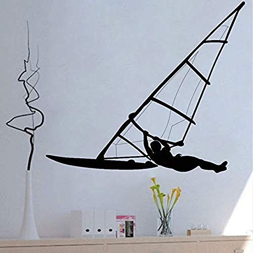 Stickers muraux salon chambre décoration stickers muraux 71X59 cm planche à voile extrême sports nautiques autocollants étanche art stickers Cover