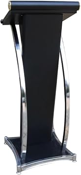 Podiums Curved Metal Lecterns Heavy Duty Church Pulpits Office School Teacher Podium Activity Podium Podium Stand for LecternB