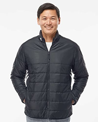 adidas Mens Puffer Jacket, 2XL, Team Navy Blue2