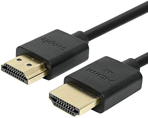 Cmple - Ultra Slim High Speed HDMI Cable HDMI 2.0 HDTV Cable - Supports Ethernet 3D 4K and Audio Return – 3 Feet