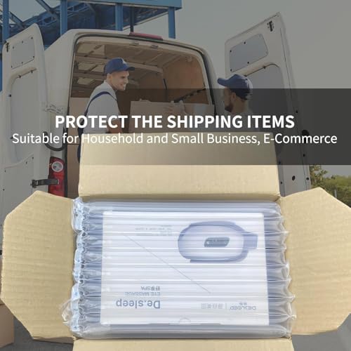 Große Luftpolsterfolie zum Verpacken, 40 cm x 30 m, aufblasbare Luftkissen für den Versand mit Handluftpumpe