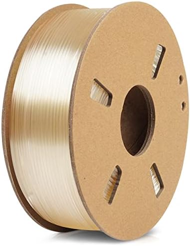JAYO PLA Filament 1.75mm, 3D Printer Filament, Dimensional Accuracy +/- 0.02mm, Neatly Wound Filament, 0.65 kg Spool(1.4lbs), Transparent