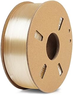 JAYO PLA Filament 1.75mm, 3D Printer Filament, Dimensional Accuracy +/- 0.02mm, Neatly Wound Filament, 0.65 kg Spool(1.4lbs), Transparent