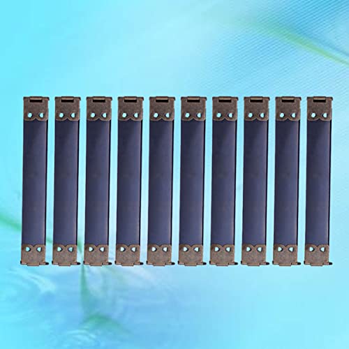 CORHAD 2 Sets Handtaschenscharnier-Set 10 cm Metallrahmen Für Lederhandtaschen Scharnier Geldbörsenzubehör Federclip Für Die Taschenherstellung 10 Stück * 2