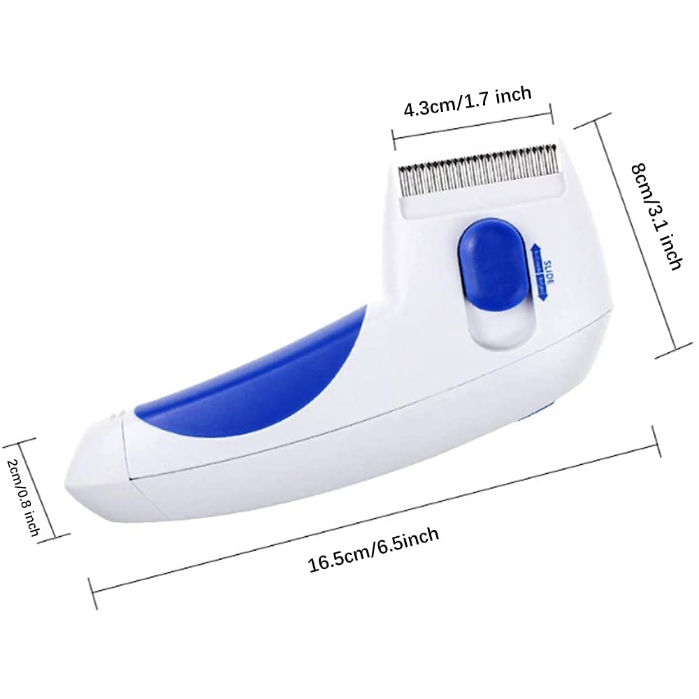 FANDE Peigne à puces pour Chien, Brosse électrique pour enlever Les poux, puces et tiques pour Chiens et Chats, Poux Utilisé pour Éliminer Les Poux Et Les Puces des Compagni
