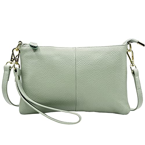Image of Beurlike Leather Wristlet Wallet Clutch Purses For Women Small Crossbody Phone Bags