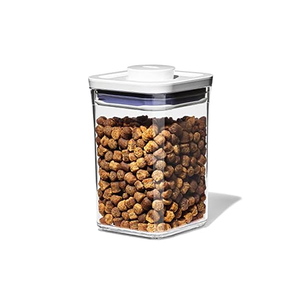 OXO-Good-Grips-Pet-POP-Container--11-Qt1-L-Ideal-for-up-to-1lb-of-treats-Airtight-Dog-and-Cat-Food-Storage-Container-BPA-Free Airtight Dog Food Storage Container