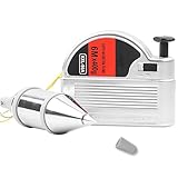 Magnetic Plumb Bob, 15 oz Plumb Bob with 19.7ft String, Auto Retractable, Adjustable for Construction Decoration Carpentry Carpenter Tools, Pin/Nail Attach, Quickly Stabilize