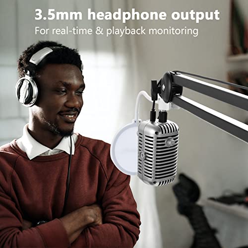 Saramonic Xmic Z5 Usb Condenser Microphone Desktop With Pop Filter & Thread Adapter For Pc, Mac, Gaming, Recording, Streaming, Podcasting, Studio Computer Mic With Noise Cancelling, 2 Pickup Patterns #TOP4