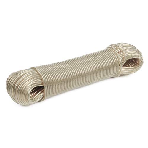 Filo Stendibiancheria In PVC Con Anima In Acciaio E Tenditori 50 M