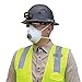 Klein Tools 604403 Respirator Mask, N95 Particulate Disposable Valved Respirator, NIOSH approved for Woodworking and Construction, 3-Pack