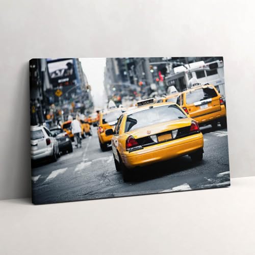 L'image imprimée sur toile New York pour habiller un mur vide avec style urbain 60x40