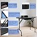 37-Inch Portable & Foldable Manicure Table, Nail Desk Workstation with Large Drawer, Client Wrist Pad, Controllable Wheels & Carrying Case, Professional Portable Nail Table for Spa Beauty Salon