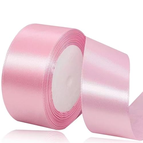 Light Pink Valentine Ribbon for Gift Basket Wrapping, Pale Pink