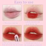 Lip Brush for Lipstick,2 PCS Silicone Lip Brushes,Lip Makeup Applicator Beauty Tool with Lid(Pink) - Image 5