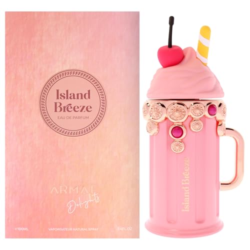 Armaf Island Breeze Fruity Floral Musky Eau de Parfum Spray Long-Lasting Fragrance for Women 3.4 Ounce / 100 ml