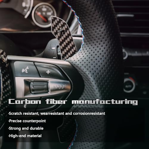 iCarPro Carbon Fiber Magnetic Paddle Shifters for BMW F/G, Matte by iCarPro - Image 3