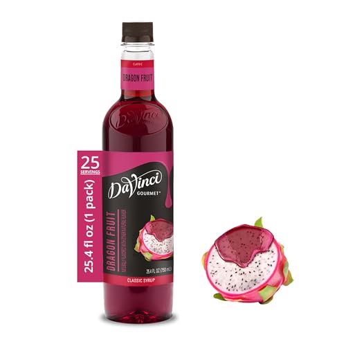 Image of DaVinci Gourmet Dragon Fruit Syrup, 25.4 Fluid Ounces (Pack of 1)