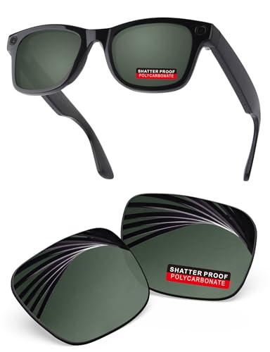 Image of PRO+ Polycarbonate Replacement Lenses Compatible with Ray-Ban Meta Wayfarer RW4006 & Gen 2 RW4012 50mm Sunglasses