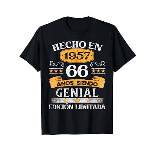 66 Años Cumpleaños Regalo Hombre Hecho En 1957 Hecho En 1957 Camiseta