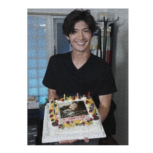 三浦 春馬 ジグソーパズル 木製 パズル 壁飾り 初心者向け 減圧 ストレス解消 クリスマス スター 推し 芸能人 誕生日 ハロウィン プレゼント ギフト 知育玩具 大人