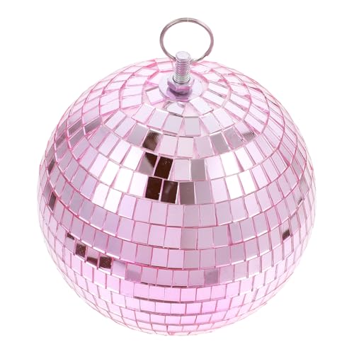 Levemolo Mirror Disco Ball Reflective Hanging Pendant Valentines Day Decor Wedding Party 15cm Diameter