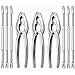 Delaspe Mariscos Herramientas 9pcs Cangrejo Mariscos Langosta Pierna Sheller Tenedores Set para Accesorios de Cocina