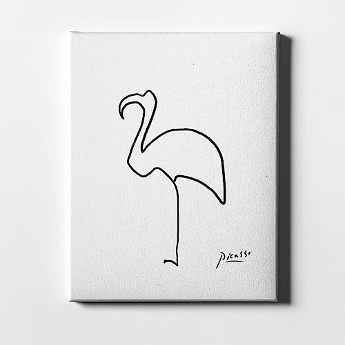 Impression giclée Pablo Picasso Flamant rose, grande toile murale décoration d'intérieur salon