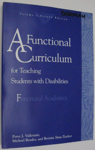 A Functional Curriculum for Teaching Students W... 0890796378 Book Cover
