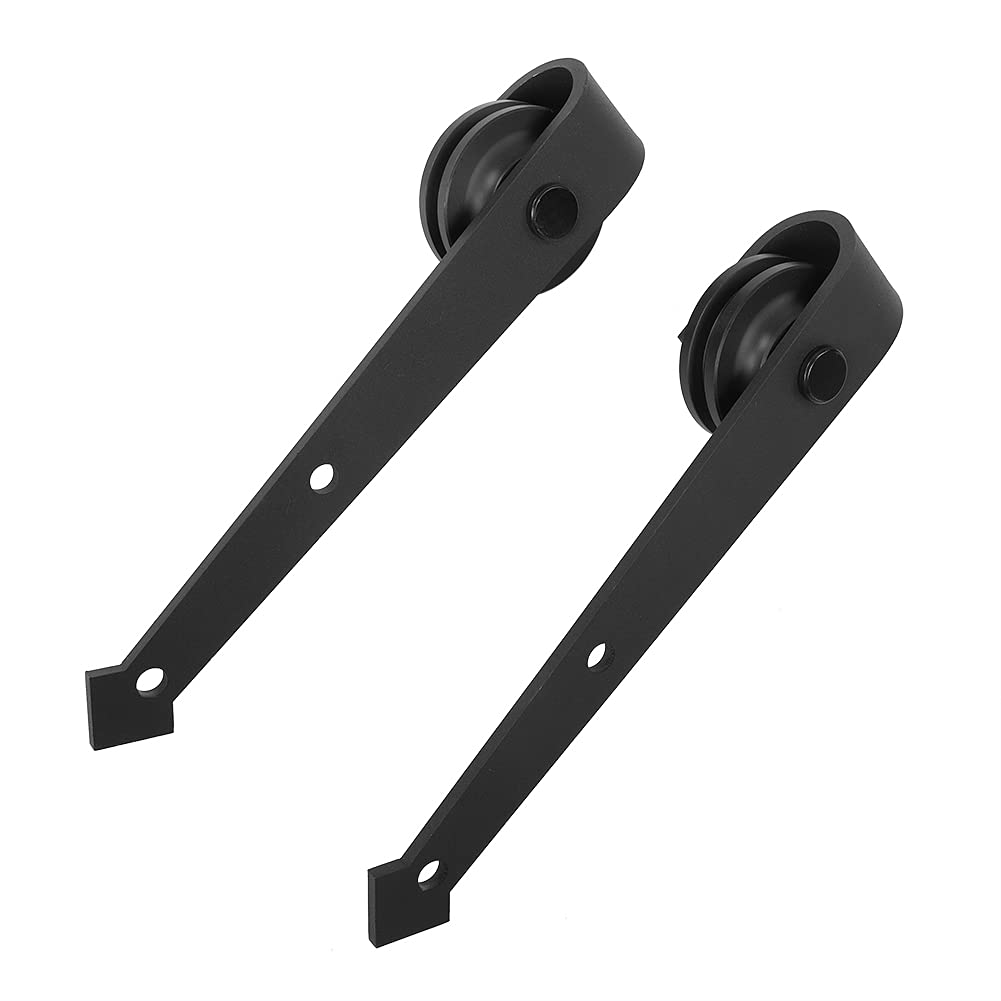 Kit de Rail Coulissant, 183 cm, Système de Roulettes pour Porte d'Armoire avec Installation Facile, Mouvement Silencieux
