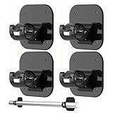 Polyvalent & Réglable: Parfait pour tous types de fenêtres. Les supports s'adaptent aux tringles de 1 à 3.8 cm de diamètre. Idéal pour rideaux de cuisine, chambre ou salle de bain.