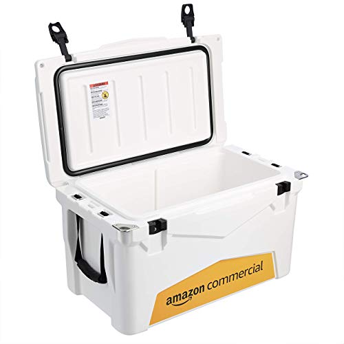 Amazoncommercial Rotomolded Cooler, 45 Quart, White #TOP4