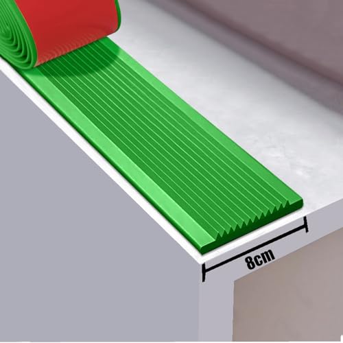 Protector de borde de escalera autoadhesiva de goma de 1 m para exterior 3