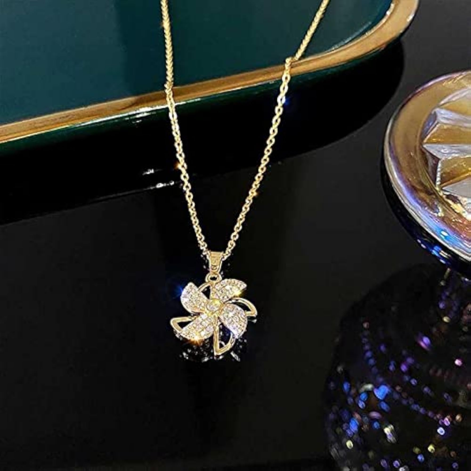 Bling Queen Jewelry Set with Zircon Stones