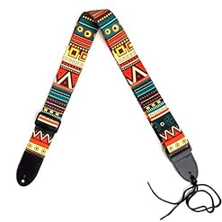 Sangle en Coton pour Guitare Sangle pour Ukulélé Bracelet de guitare Sangle de Coton Brodée en Jacquard pour Guitare… - Les Beatles, Paul McCartney, John Lennon, RIngo Starr, George Harrison