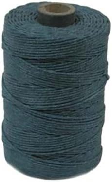 Irish Waxed Linen 4-Ply 50 Grams, About 100 Yards Teal Green