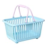 cestino portaoggetti compatto | Organizzatore portatile con maniglie, cesto organizzatore | ideale per giocattoli, gusto ufficio, bagno, casa, shopping, dormitorio, cucina, ripostiglio