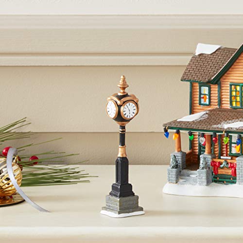 Department 56 Acessórios para estatueta de relógio urbano Uptown, 14 cm
