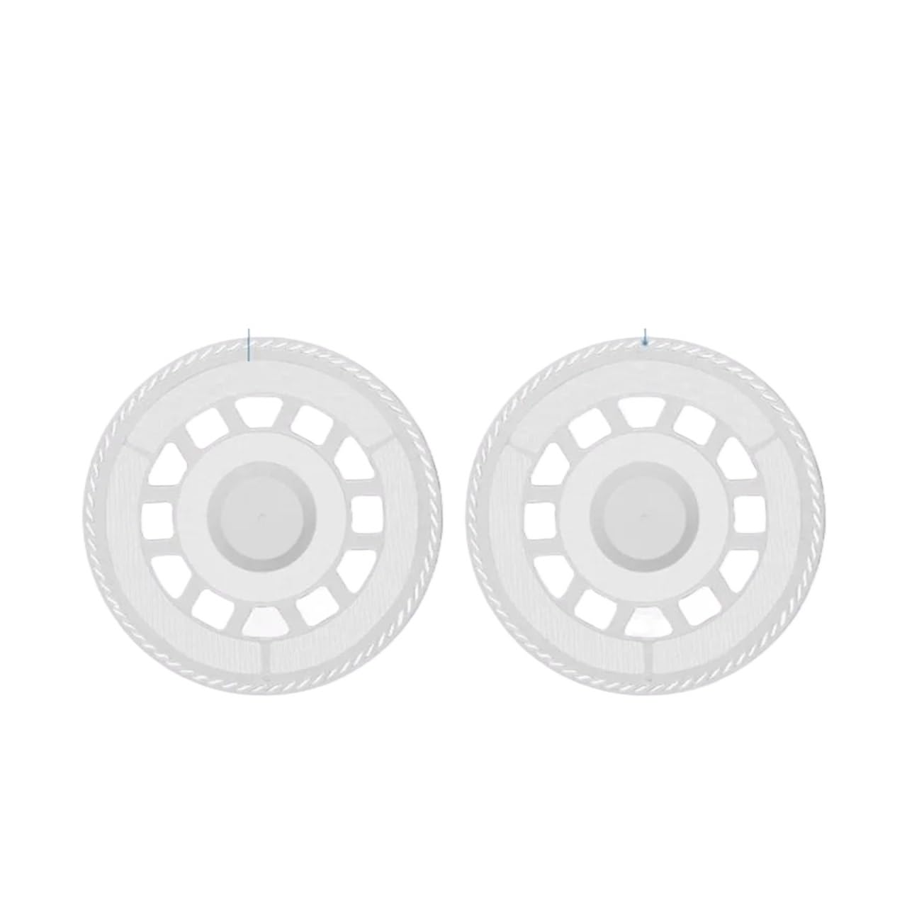 GENTERUN 2Pcs Robotic Vacuum Mop Cloth Bracket,Compatible For DJI,ROMO P Accessory Mop Cloth Holder Robot Vacuum Cleaner Accessories