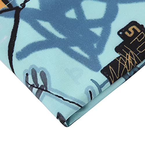Camisa casual de manga curta, camisa de verão com estampa única fresca respirável para homens para f