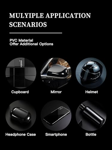 XINXINVibe Vinyl Wrap, 1ft x 5ft Car Wrap for Body Protection, Scratch Resistance with Air Release Technology (Gloss Black)