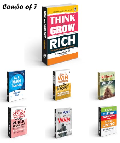 Image of 7 Powerful Books for Personal Growth & Financial Success : A Motivational Gift Set - Think & Grow Rich, The Art of War, How to Win Friends & More, Educational learning Book